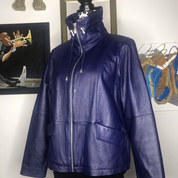 Chico's Faux Leather Jacket - Picture 4 of 5